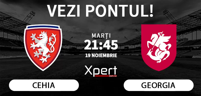 Cehia vs Georgia Ponturi Nations League 19.11.2024