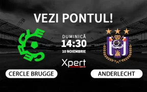 Cercle Brugge vs Anderlecht Ponturi Belgia 10.11.24
