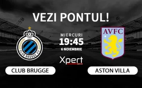 Club Brugge vs Aston Villa Ponturi Champions League 06.11.24