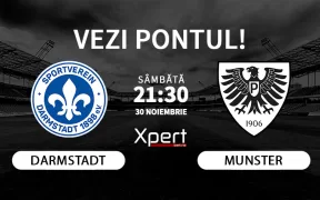 Darmstadt vs Munster Ponturi Bundesliga 2 30.11.24
