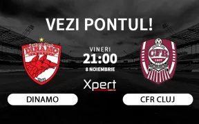 Dinamo vs CFR Cluj Ponturi Superliga 08.11.24