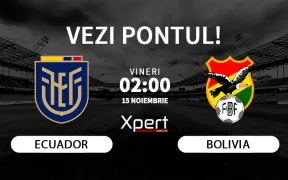 Ecuador vs Bolivia Ponturi Cupa Mondiala 15.11.24