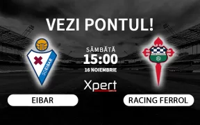 Eibar vs Racing Ferrol Ponturi LaLiga 2 16.11.24