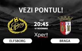 Elfsborg vs Braga Ponturi Europa League 07.11.2024