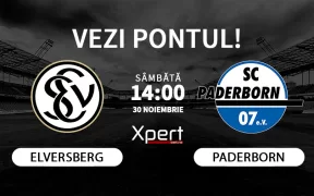 Elversberg vs Paderborn Ponturi Bundesliga 2 30.11.24