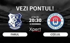 Farul vs Otelul Ponturi Superliga 22.11.24
