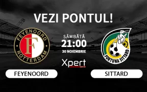Feyenoord vs Sittard Ponturi Eredivisie 30.11.24