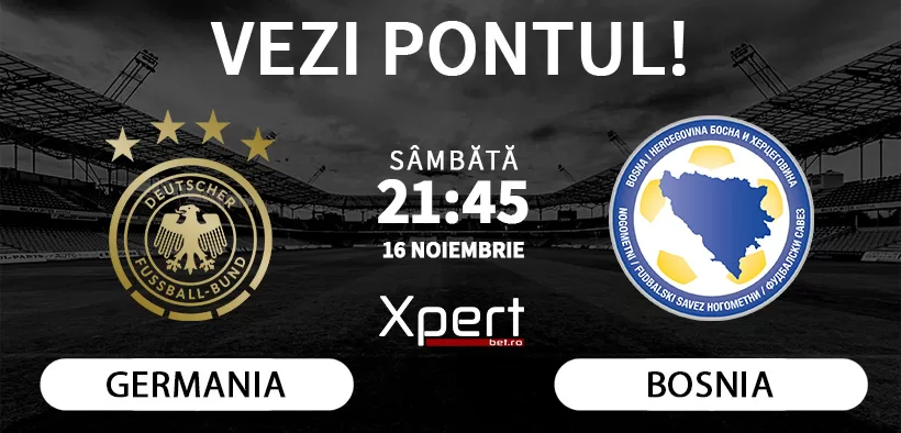 Germania vs Bosnia Ponturi Nations League 16.11.2024