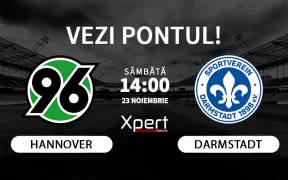 Hannover vs Darmstadt Ponturi Bundesliga 2 23.11.24