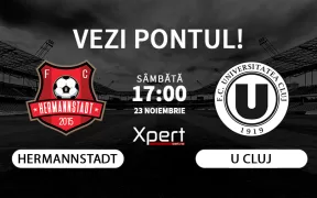 Hermannstadt vs U Cluj Ponturi Superliga 23.11.24