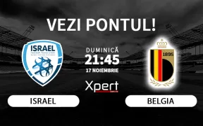 Israel vs Belgia Ponturi Nations League 17.11.2024