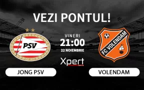 Jong PSV vs Volendam Ponturi Olanda 22.11.24