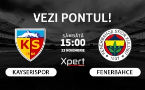 Kayserispor vs Fenerbahce Ponturi Turcia 23.11.24