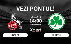 Koln vs Furth Ponturi Bundesliga 2 09.11.24