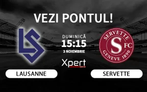 Lausanne vs Servette Ponturi Elvetia 03.11.24