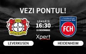 Leverkusen vs Heidenheim Ponturi Bundesliga 23.11.24