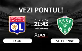 Lyon vs Saint Etienne Ponturi Ligue 1 10.11.2024