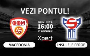 Macedonia vs Insulele Feroe Ponturi Nations League 17.11.24