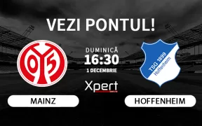 Mainz vs Hoffenheim Ponturi Bundesliga 01.12.24