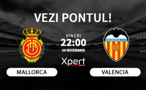 Mallorca vs Valencia Ponturi La Liga 29.11.2024
