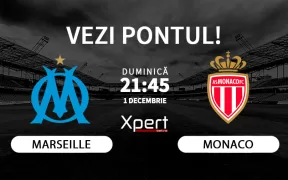 Marseille vs Monaco Ponturi Ligue 1 01.12.24