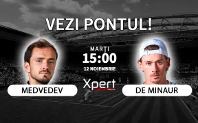 Ponturi Tenis Medvedev vs De Minaur 12.11.2024