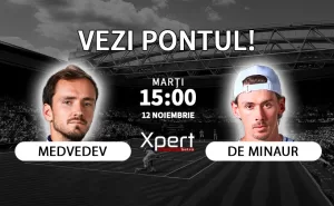 Ponturi Tenis Medvedev vs De Minaur 12.11.2024