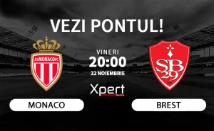 Monaco vs Brest Ponturi Ligue 1 22.11.2024
