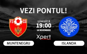 Muntenegru vs Islanda Ponturi Nations League 16.11.2024