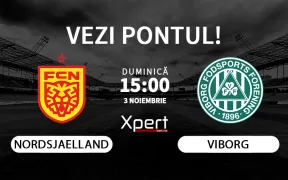 Nordsjaelland vs Viborg Ponturi Danemarca 03.11.24