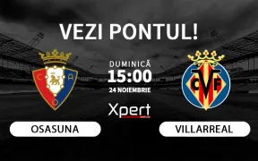 Osasuna vs Villarreal Ponturi La Liga 24.11.2024