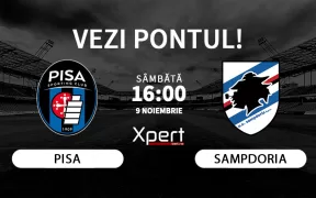 Pisa vs Sampdoria Ponturi Serie B 09.11.24