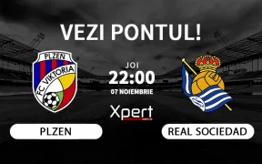 Plzen vs Real Sociedad Ponturi Europa League 07.11.2024