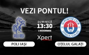 Poli Iasi vs Otelul Ponturi Superliga 03.11.24
