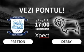 Preston vs Derby Ponturi Championship 23.11.24