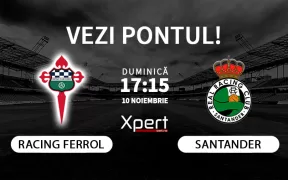 Racing Ferrol vs Santander Ponturi LaLiga 2 10.11.24