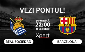 Real Sociedad vs Barcelona Ponturi La Liga 10.11.2024