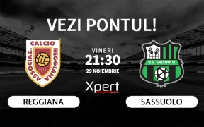 Reggiana vs Sassuolo Ponturi Serie B 29.11.2024