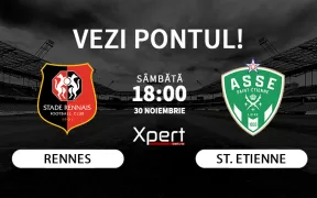 Rennes vs Saint Etienne Ponturi 30.11.2024