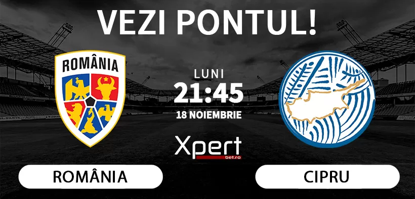 Romania vs Cipru Ponturi Nations League 18.11.2024