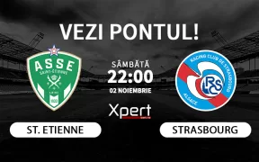 Saint Etienne vs Strasbourg Ponturi Ligue 1 02.11.2024