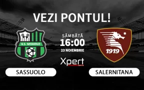 Sassuolo vs Salernitana Ponturi Serie B 23.11.24