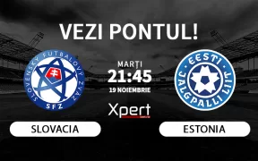 Slovacia vs Estonia Ponturi Nations League 19.11.24