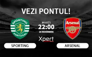 Sporting vs Arsenal Ponturi Champions League 26.11.2024