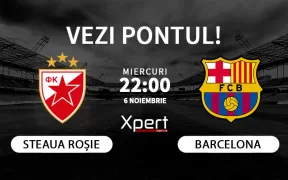 Steaua Rosie vs Barcelona Ponturi Champions League 06.11.24