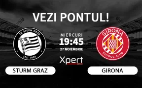 Sturm Graz vs Girona Ponturi Champions League 27.11.24