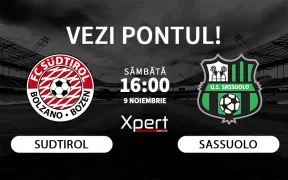 Sudtirol vs Sassuolo Ponturi Serie B 09.11.24