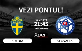 Suedia vs Slovacia Ponturi Nations League 16.11.24