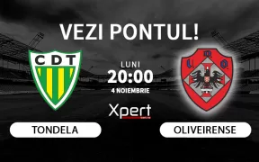 Tondela vs Oliveirense Ponturi Portugalia 04.11.24