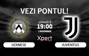 Udinese vs Juventus Ponturi Serie A 02.11.2024